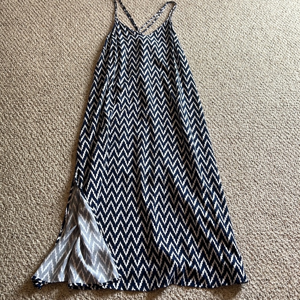 NEW GAP Navy and White Sun Dress